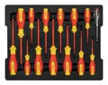 Produktbild: Bosch VDE-Set mit verschiedenen Schraubendrehern, 14-teilig - 1600A02NF9