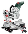 Produktbild: metabo Kappsäge KGSV 216 MC - 1200 W, 216 mm Sägeblatt - Mit Zugfunktion, LED-Schnittlinie, variable Drehzahl, beidseitig neigbar, kompakt, exakte Schnitte, Spanabsaugung - Für Holz, Alu, Kunststoff