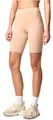 Produktbild: Merry Style Damen Sport Leggings kurz Sportleggings Radlerhose Sporthose aus Baumwolle MS10-200 (Nude, L)