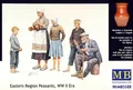 Produktbild: MB MasterBox Eastern Region Peasants WWII era Zivilisten 1:35 Modell-Bausatz kit