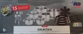 Produktbild: ELO Topfset 15-teilig Galactica 6Töpfe 3 Pfannen Deckel Servierlöffel