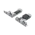 Produktbild: HETTICH 9257268 Actro 5D Führungssystem Kupplung Links/rechts, Zinkdruckguss/Kunststoff anthrazit, Silber, 0