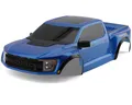 Produktbild: Traxxas Ford Raptor-R Karosserie komplett blau mit Anbauteile TRX10112-BLUE Ford