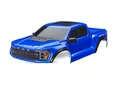 Produktbild: TRAXXAS Raptor R 4x4 Karosserie komplett blau inkl Anbauteile (Clipless-Mo erf.)
