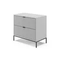 Produktbild: Vicco Nachtschrank Eliza, Grau, 66 x 60 cm