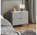 Produktbild: Vicco Nachtschrank Eliza, Grau, 66 x 60 cm