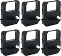 Produktbild: Printerfield Farbband ST10 in Schwarz für Seiko Precision TP-10 TP-15 TP-20/ für Seikosha ST10 ST-10 und für Acroprint 175 ES700 ES900 (6er Pack)