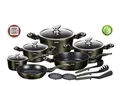 Produktbild: DMS 15-teiliges Kochgeschirr, Töpfe, Pfannen uvm, Induktion - Marmorbeschichtung