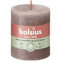 Produktbild: Bolsius Stumpenkerze Rustik Shine Rustikales Taupe 8 cm