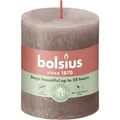Produktbild: Bolsius - Stumpenkerze Rustik Shine Rustikales Taupe 8 cm Stumpen- und Kugelkerzen