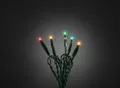Produktbild: Konstsmide 6350-520 Micro LED Bastel Deko Lichterkette bunt dunkelgrün 0,63 m