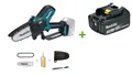 Produktbild: Makita DUC101Z Akku-Astsäge 18V mit Zugabe 1x Akku 3Ah Kettensäge 10cm
