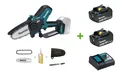 Produktbild: Makita DUC101Z Akku-Astsäge 18V Kettensäge 10cm Set + 2x Akku 3Ah + Ladegerät