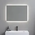 Produktbild: LED Badezimmerspiegel 60x80 Hintergrundbeleuchtet und Umkehrbar - Transparent