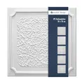 Produktbild: Deckenplatten aus Styropor EPS - Deckenpaneele leicht & robust im modernen Design - (10QM Sparpaket ANTIK 50x50cm) Deckenplatte Feuchtraum Decke Dekor