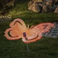 Produktbild: Acryl orange Schmetterling Rasen Dekoration Stecker Lichtfänger Garten Veranda