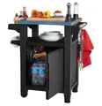 Produktbild: Keter Servicetisch Unity BBQ Servicetrolley Beistellwagen Servierwagen Grill