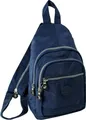 Produktbild: BAG STREET Freizeitrucksack Bag Street Rucksack Crinkle Nylon navy, Damen, Jugend Cityrucksack, Freizeitrucksack Nylon, blau ca. 35cm hoch