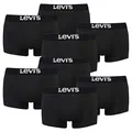 Produktbild: 8er Pack Levis Men Solid Basic Trunk Boxershorts Unterhose Pant Unterwäsche, Farbe:884 - Jet Black, Bekleidungsgröße:M