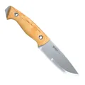 Produktbild: Helle Utvaer 600 mit Full Tang Klinge aus 12C27 Stahl, Maserbirkegriff, Ledersch