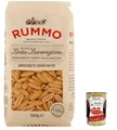 Produktbild: 10x Rummo Gnocchetti Sardi N°63 Pasta Lenta Lavorazione Teigwaren aus Hartweizengrieß Bronze-Zeichnung 500g + Italian Gourmet polpa 400g