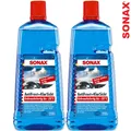 Produktbild: 2x SONAX AntiFrost + KlarSicht gebrauchsfertig -20 °C Scheiben Frostschutz 2L