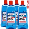 Produktbild: 4x SONAX AntiFrost + KlarSicht gebrauchsfertig -20 °C Scheiben Frostschutz 2L