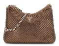 Produktbild: GUESS Zalina Top Zip Shoulder Bag Schultertasche Bronze Neu