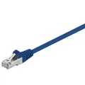 Produktbild: Goobay CAT 5-0025 SF/UTP BLAU 0.25m CAT 5e Netzwerkkabe # 95203