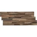 Produktbild: Wandverkleidung Teak Elegance, Dunkelbraun, Holz, Teakholz, Holz, 20x2x50 cm, Tapeten & Wandverkleidungen, Wandverkleidung