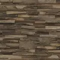 Produktbild: Indo Holz Wandverblender Teak Elegance Charred 1 M2
