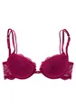 Produktbild: Lascana Damen Damen Push-up-BH aus Spitze mit Vorderverschluss mit Spitze, Vorderverschluss, herausnehmbare Kissen, verstellbare Träger für EIN verführerisches Dekolleté