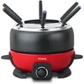 Produktbild: Appareil A Fondue Hkoenig - Alp1800 - Jusqu'a 6 Personnes - Capacité 2l - Thermostat Réglable Jusqu'a 190°c - 800w - Rouge/no
