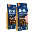 Produktbild: BRIT Premium By Nature Adult Medium M 30 kg (2 x 15 kg)