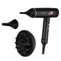 Produktbild: Rowenta CV9920 Ultimate Experience Maestria Haartrockner | 2000 Watt | 6 Einstellungen | ultraleicht | langer Glanz | Kaltlufttaste | 5-mm + 9-mm Konzentrator | Volumendiffusor | Schwarz/Kupfer