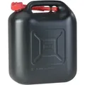 Produktbild: Hünersdorff Kraftstoff-kanister Standard 20 L, Hdpe Schwarz, Mit Un-zulassung, Rotes Zubehör