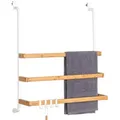 Produktbild: eluno Handtuchhalter,, Weiß, Holz, 63.5x77.5x17 cm, Badaccessoires, Waschplatzzubehör, Handtuchhaken