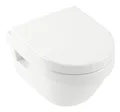 Produktbild: Villeroy & Boch Architectura Tiefspül-WC DirectFlush Compact wandhängend ohne Spülrand 350 x 480 x 340 mm - Weiß Alpin mit CeramicPlus - 4687R0R1