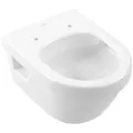 Produktbild: Villeroy & Boch Architectura Tiefspül- WC Compact, DirectFlush, wandhängend, 350x480mm, weiß, 4687R0R1, Farbe: Weiß CeramicPlus