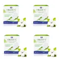 Produktbild: Organyc, Hygienebinden mit Flügeln für die Nacht aus 100% zertifizierter Bio-Baumwolle - 4 Packungen zu je 10 Stück (Insgesamt 40 Stück)