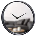 Produktbild: Technoline Analoge Spiegel Wanduhr Manhattan 777063B Wanduhren