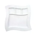 Produktbild: Villeroy & Boch NewWave Grill- / Speiseteller unterteilt 27x27cm Porzellan