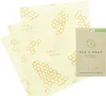 Produktbild: Bee's Wrap Bienenwachstuch Frischhaltefolien in mittelgroß im 3er Set