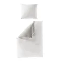 Produktbild: Bierbaum Wende Bettwäsche 3297-12 weiß silber Baumwolle 135x200