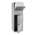 Produktbild: Paketbox Standbriefkasten silberfarbend Paketkasten Box Paket Briefkasten