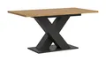Produktbild: xonox.home Wohnen Motion Esstisch Esszimmer Tisch in Artisan Eiche Nb. X-Gestell in grau Nb. ca.150-190x76x90 cm