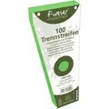 Produktbild: Exacompta Packung mit 100 Trennstreifen, gelocht, trapezförmig aus Recycling-Papier 180g/qm, 105x240mm - Forever