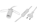 Produktbild: Lampenfassung McShine E14 mit 1,5m Kabel, Schalter und Eurostecke