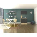 Produktbild: Flex-Well Miniküche Morena, mit E-Geräten, Gesamtbreite: 100 cm - grau