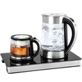 Produktbild: ProfiCook Tee-/Kaffeestation PC-TKS 1056 edelstahl/schwarz, 1,8 Liter, NEU
